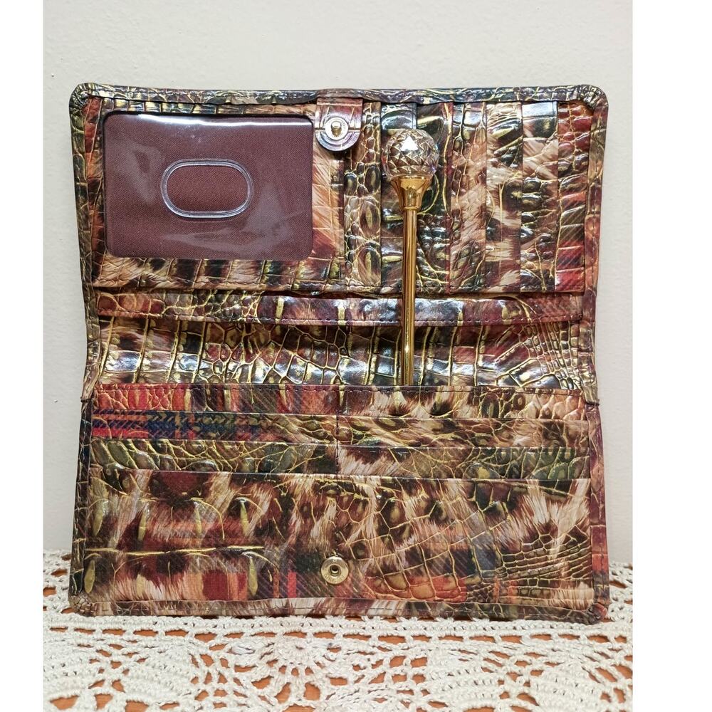 BRAHMIN ADY WALLET IN TARTAN ANIMAL MELBOURNE - Picture 5 of 9